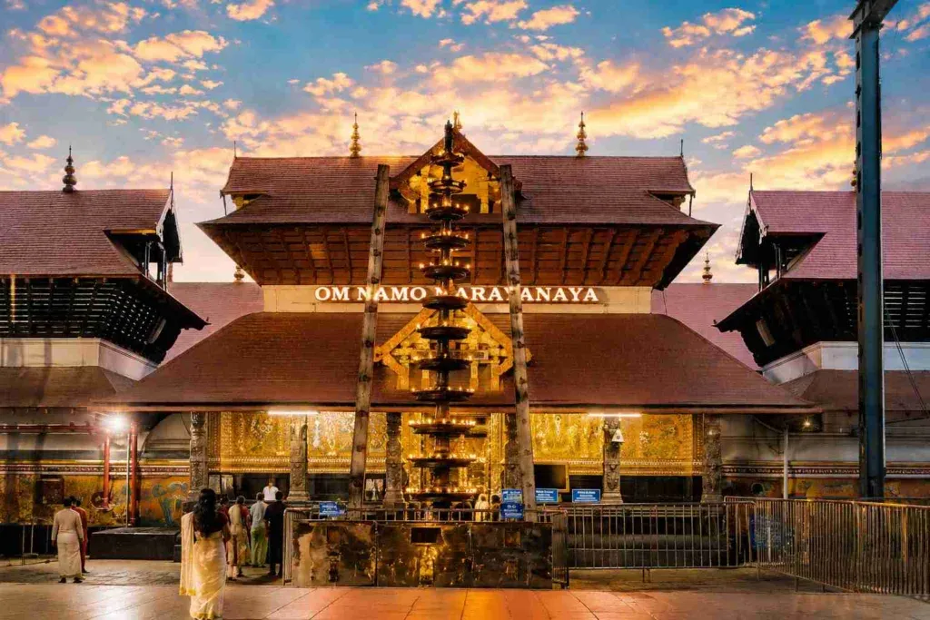 Guruvayur Temple visit, part of a Melodia destination wedding experience in Thrissur