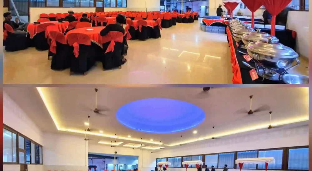 Eden Auditorium in Koratty, Thrissur indoor for wedding