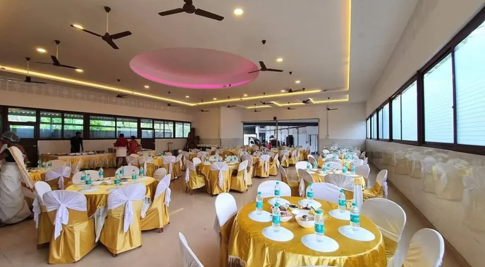 Eden Auditorium in Koratty, Thrissur indoor for wedding