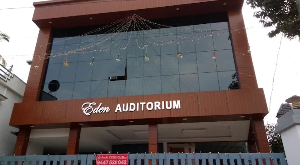 Eden Auditorium in Koratty, Thrissur outdoor for weddingEden Auditorium in Koratty, Thrissur outdoor for wedding