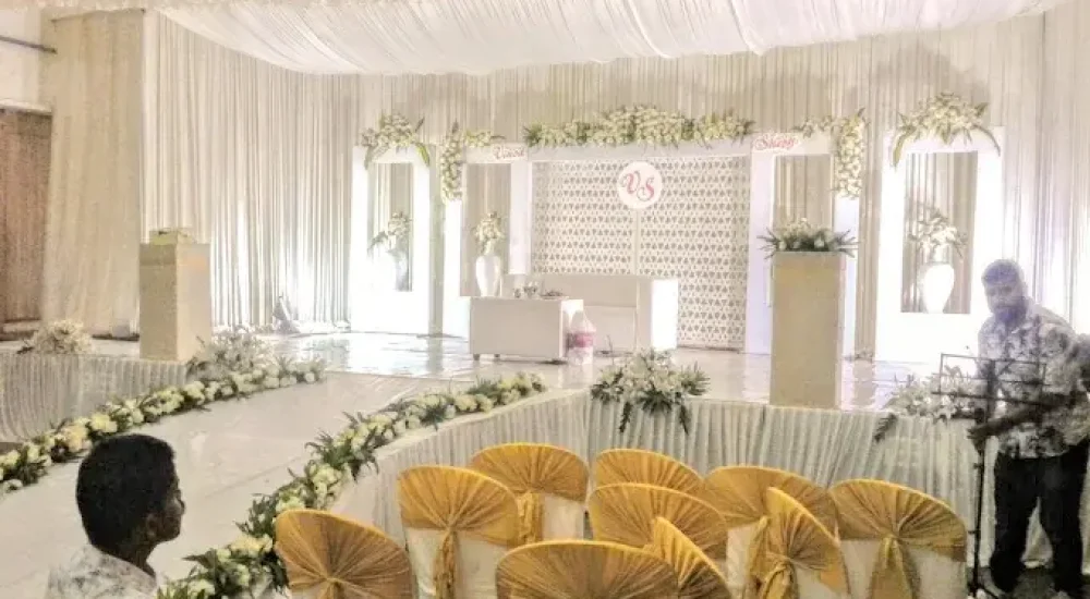 Eden Auditorium in Koratty, Thrissur indoor for wedding