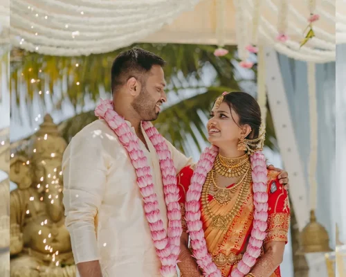 Professional wedding planning and event management for traditional Guruvayur temple weddings.