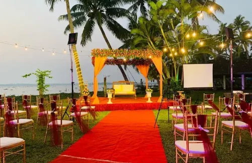 Kallanchery Retreat in Kumbalangi, Kochi for wedding