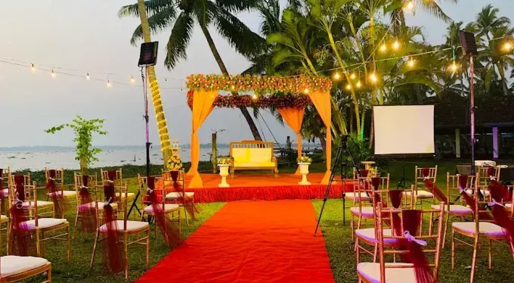 Kallanchery Retreat in Kumbalangi, Kochi for wedding