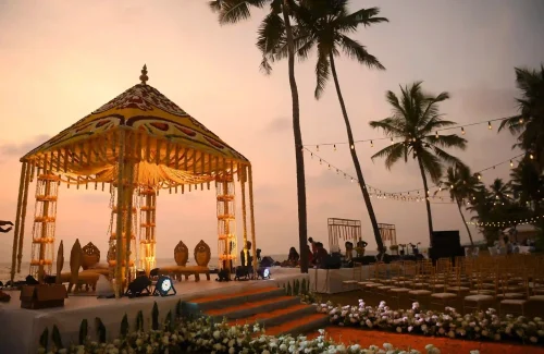 Taj GreeTaj Green Cove Resort and Spa for destination wedding outdoor