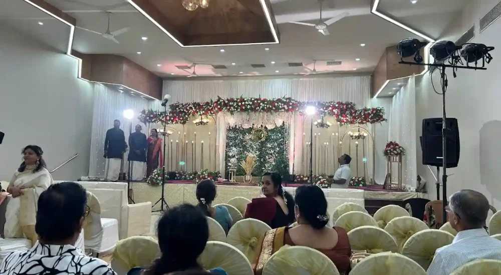 Sree Tharun Viha in Melamuri, Palakkad outdoor for wedding