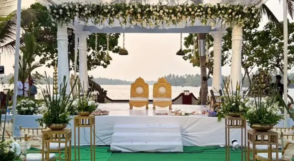 Regent Lake Village in Dalavapuram, Neendakara, Kollam outdoor for wedding