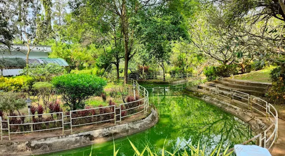 DD Retreat in Ernakulam is a spacious and well-equipped event venue ideal for grand celebrations, including weddings, receptions, and corporate functions. With a total guest capacity of up to 1,000, the venue offers both indoor and outdoor spaces to suit diverse event preferences. The indoor hall, priced at ₹1,10,000, provides a comfortable and elegant setting, while the outdoor area, available at ₹70,000, is perfect for open-air functions under the sky. The property also features ample parking space for up to 400 vehicles, ensuring hassle-free convenience for guests.