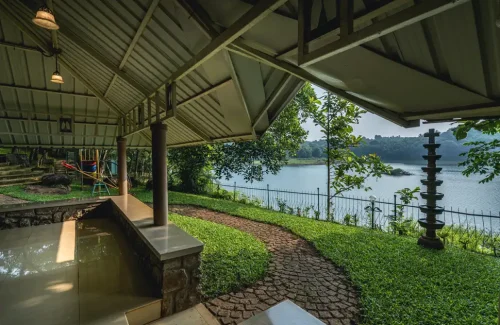 EdenValley Lake View Resort in Poomala, Thekkumkara outdoor for destination wedding