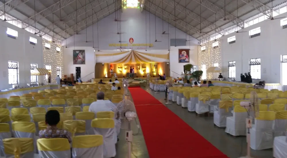 Georgian Lake View Convention Centre in Aryakara, Muhamma indoor for wedding