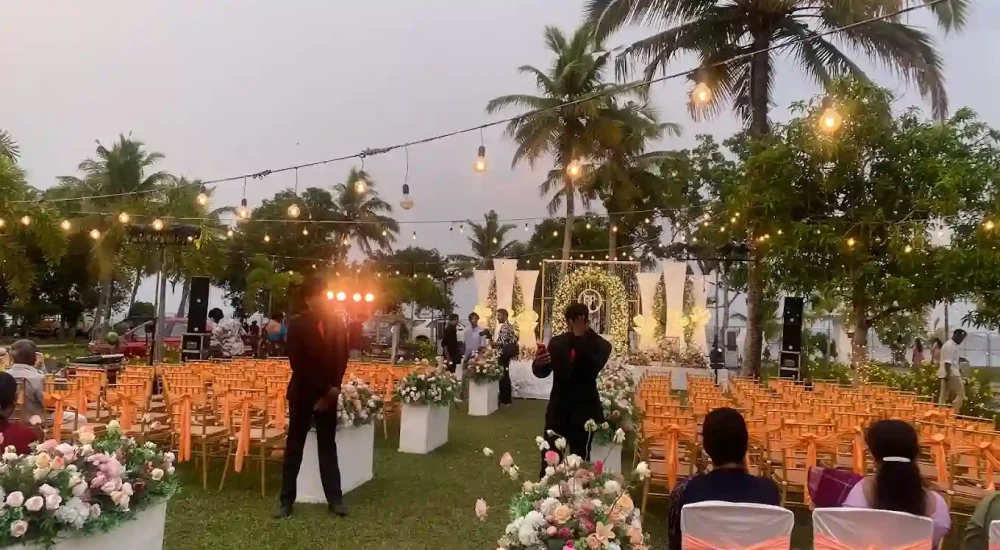 Georgian Lake View Convention Centre in Aryakara, Muhamma outdoor for wedding