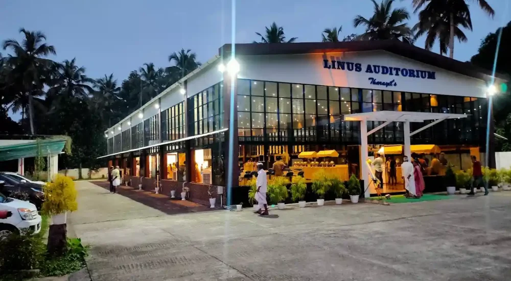 Linus Auditorium in Kottekkad, Kuttoor,Thrissur for Wedding
