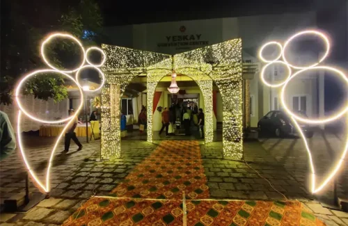 YESKAY Convention Center In Thookkukulam, Alappuzha for outdoor wedding